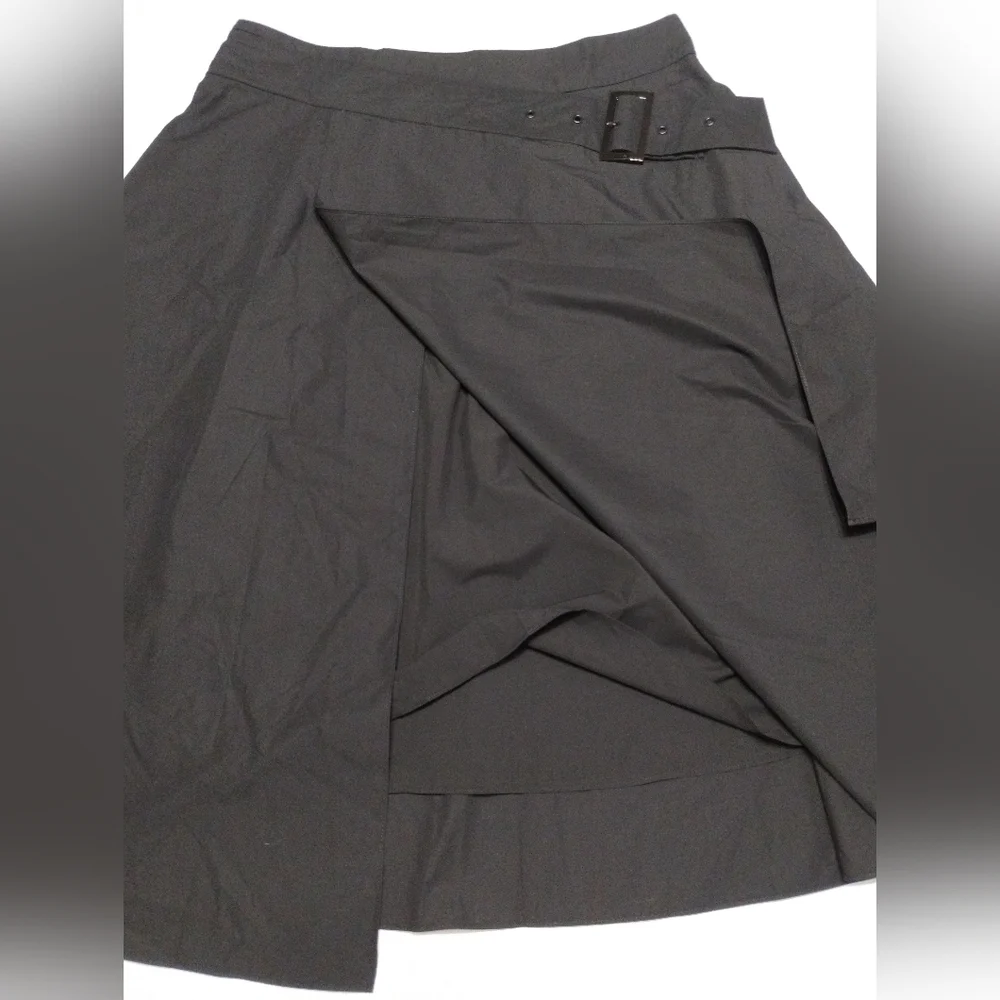 S. Deer Concept Elegant Black A-Line Skirt (2XL)